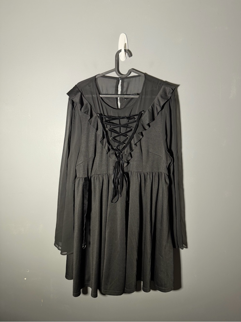 Disturbia Baudelaire Lace Up Dress Women’s Size 16